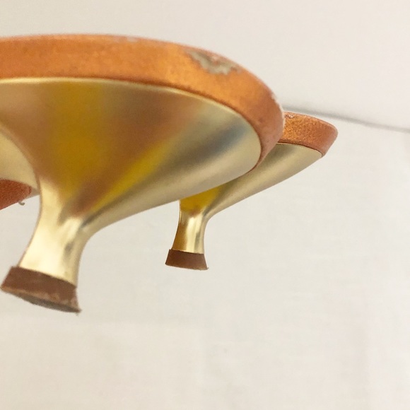 Roberto Cavalli double strap kitten heel sandal - Picture 8 of 10